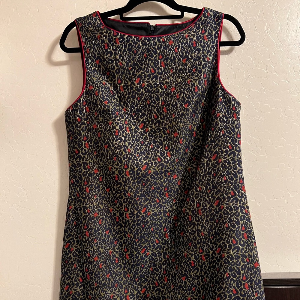Betsy Johnson Leopard print shift dress